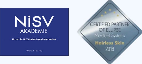 Laser Haarentfernung zertifiziert NiSV und Ellipse Germering